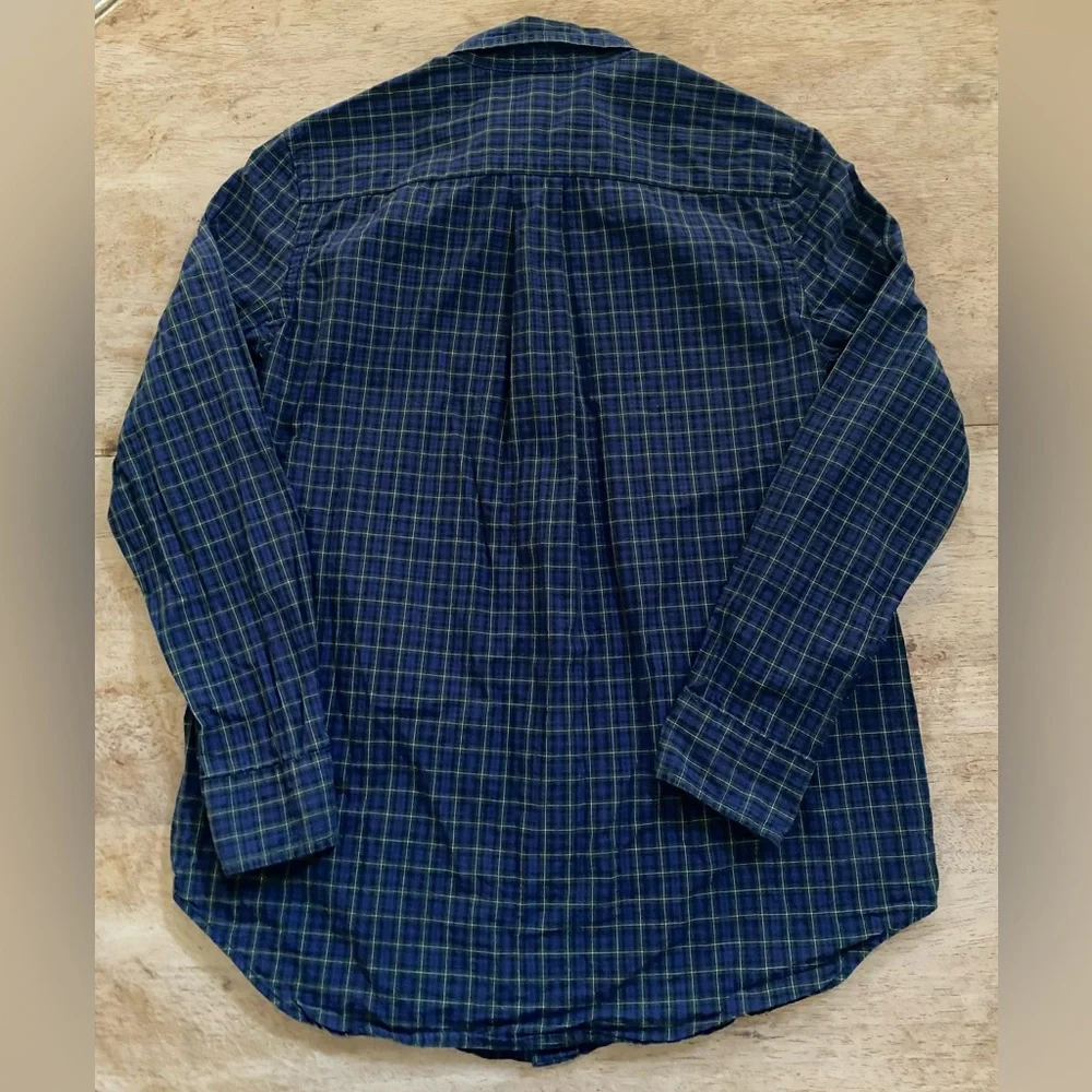 Ralph Lauren Boys’ Sz L‎ (14-16) Plaid Cotton Oxford Shirt